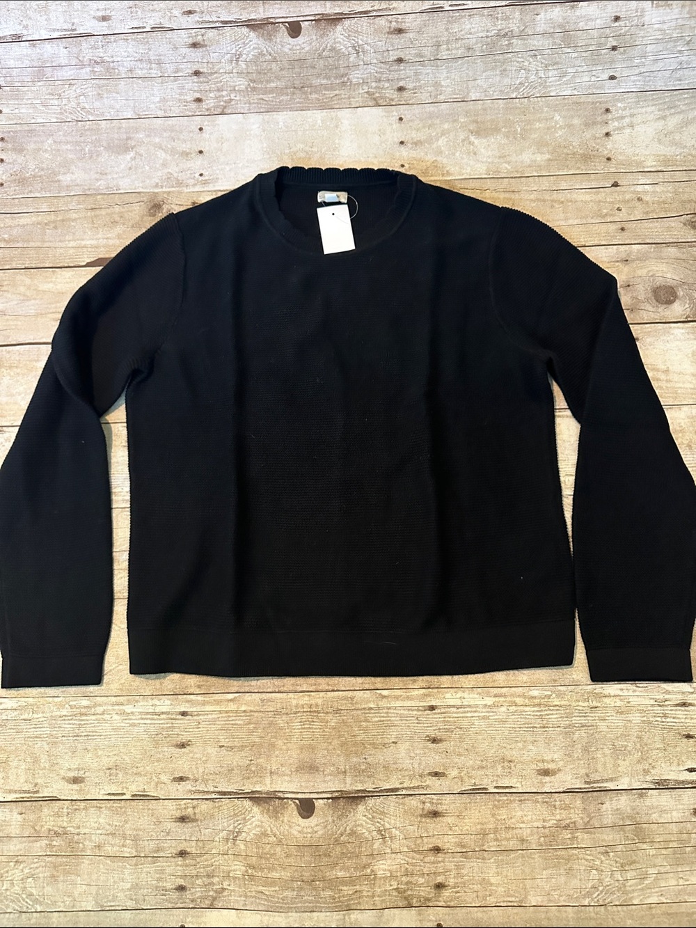 J. Crew Black Women's Crewneck Sweater